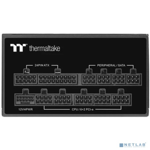 Блок питания Thermaltake Toughpower GF A3 Gen.5, 1050Вт, 140мм, черный, retail [ps-tpd-1050fnfage-h]