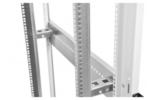 Шкаф серверный ЦМО (ШТК-М-42.8.10-4ААА) напольный 42U 800x1000мм пер.дв.перфор. задн.дв.перфор. 2 бок.пан. направл.под закл.гайки 550кг серый 855мм 13