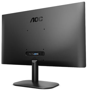 23,8" AOC 24B2XHM2 1920x1080, WLED, 16:9, VA, 250cd, 3000:1, 20M:1, 5ms, 178/178, D-Sub, HDMI, 75Hz, Tilt, Внеш, VESA, Black, 3y