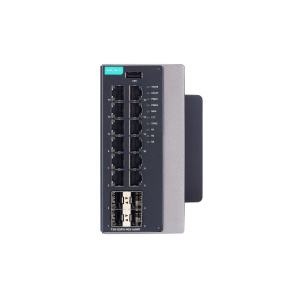 Управляемый коммутатор с 12 портами 10/100/1000BaseTX, 4 портами 1000BaseSFP, расширенным диапазоном температур