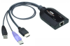 КВМ адаптер ATEN USB HDMI Virtual Media KVM Adapter Cable (Support Smart Card Reader and Audio De-Embedder)