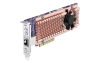Карта расширения QNAP Карта расширения/ QM2-2P410G1T 2x M.2 22110/2280 NVMe SSD expansion card. Interface PCIe Gen4 x 8, 1 port 10 GbE BASE-T.