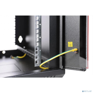 ЦМО Шкаф телекоммуникационный настенный разборный 15U (600х350) дверь стекло,цвет черный (ШРН-Э-15.350-9005) (1коробка)