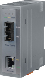 Медиаконвертер Ethernet 10/100BaseTX в 100BaseFX, многомод, разъем SC