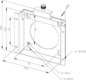 12" комплект для крепления на стену (для AFL 7", 8 ", 10", 12 ")