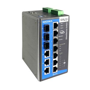 Управляемый коммутатор с 7 портами 10/100BaseTX, включая 4 порта с&nbsp;функцией Power Over Ethernet (PoE), и 3 портами Combo Gigabit, с расширенным д