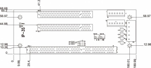 Объединительная плата IP-3S, 3 слота с 1xPCISA/2xPCI, RoHS
