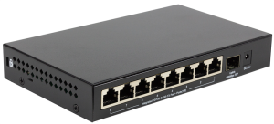 Коммутатор ORIGO Unmanaged Switch 8x100Base-TX PoE, 1x1000Base-X SFP, PoE Budget 80W, metal case Коммутатор ORIGO Unmanaged Switch 8x100Base-TX PoE, 1x1000Base-X SFP, PoE Budget 80W, metal case
