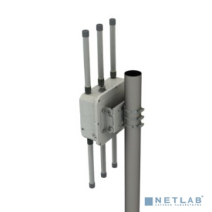 ELTEX WOP-12ac-LR Базовая станция 802.11 ac (5G WiFi), 5GHz; 3 радио интерфейса, каждый с MIMO 2х2; 2 порта 10/100/1000 Base-T, 1 порт 100/1000Base-X(