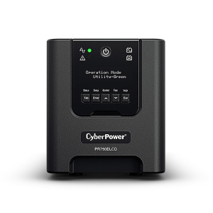 Источник бесперебойного питания ИБП Line-Interactive CyberPower PR750ELCD 750VA/675W USB/RS-232/EPO/SNMPslot (6 IEC С13)