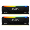 Радиатор KINGSTON Память DDR4 2x8GB 3600MHz KF436C17BB2AK2/16 Fury Beast RGB RTL Gaming PC4-28800 CL17 DIMM 288-pin 1.35В kit single rank с радиатором Ret