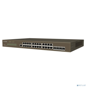 IP-COM G3328F Коммутатор управляемый в стойку, 24*1Gbit RJ45, 4*SFP 1Gbit, console port