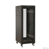 Шкаф серверный Hyperline (TTBR-2266-DD-RAL9004) напольный 22U 600x600мм пер.дв.перфор. задн.дв.перфор. 2 бок.пан. 1000кг черный 510мм 1166мм IP20 стал