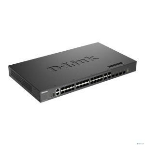 D-Link DXS-3410-32SY/A1A Управляемый L3 стекируемый коммутатор с 28 портами 10GBase-X SFP+ и 4 портами 25GBase-X SFP28