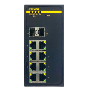 Управляемый коммутатор c 2 слотами 100/1000Base-X SFP , 8 портами 10/100Base-T(X) (разъем RJ45), два входа питания 12 В пост., 24 В пост., PROFINET<