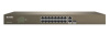 Коммутатор 16FE+2GE/1SFP 16-Port PoE TENDA