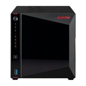 Платформа СХД ASUSTOR AS5404T 4 Bay (Max.16) 4xM.2 2x2.5GLAN 4GB (Max.16GB) DDR4 3xUSB HDMI