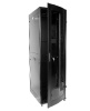 Шкаф состоит из: 11426015991, 21336100001, 31420100111 ЦМО Шкаф телекоммуникационный напольный 42U (600х1000) дверь стекло, цвет черный