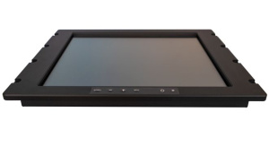 Промышленный монитор серии DNA-19. Дисплей 19", 1280 х 1024 с яркостью 450 кд/м2. Лицевая панель из алюминия толщиной 10мм. Фланцевое крепление в пане