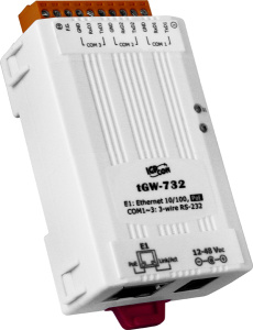 3-портовый преобразователь Modbus TCP в Modbus RTU/ASCII с возможностью питания по PoE