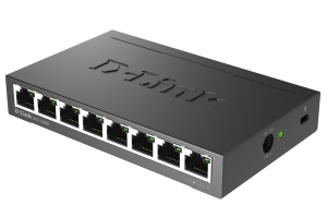 коммутатор D-Link Неуправляемый коммутатор, 8x1000Base-T, корпус металл