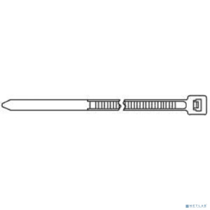 Hyperline GT-370IC Стяжка нейлоновая неоткрывающаяся, безгалогенная (halogen free), 370x3.6мм, (100 шт)