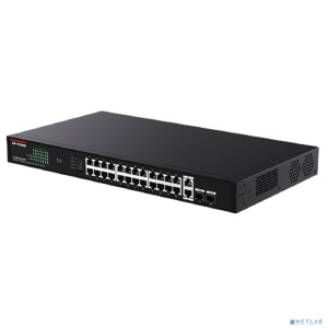 IP-COM G1128P-24-250W Неуправляемый PoE коммутатор с 24 Гигабитными портами PoE и 2 SFP портами