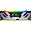 Модуль памяти KINGSTON 24GB DDR5 6400 FURY Renegade Silver/Black RGB XMP Non-ECC Unbuffered DIMM (Single Module) 1RX8 32-39-39 1.4V 288-pin 24Gbit