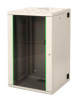 Шкаф коммутационный Lande Proline (LN-PR16U6045-LG-111) настенный 16U 600x450мм пер.дв.стекл задн.дв.стал.лист направл.под закл.гайки 100кг серый 29кг