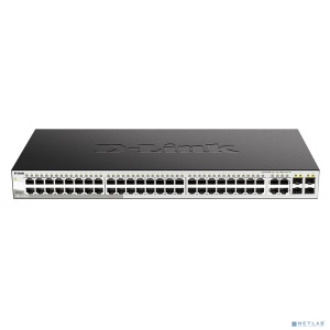 D-Link DGS-1210-52/F3A Настраиваемый L2 коммутатор с 48 портами 10/100/1000Base-T и 4 комбо-портами 100/1000Base-T/SFP