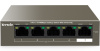 TEF1105P-4-63W - коммутатор Tenda PoE, который имеет 5 портов 10/100 Мбит / Base-TX RJ45. Передача на расстояние до 250 метров. Комутатор имеет