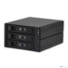 Procase L3-203-SATA3-BK {Hot-swap корзина 3 SATA3/SAS 6Gb, черный, с замком, hotswap aluminium mobie rack module (2x5,25) 1xFAN 80x15mm}