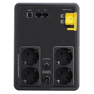 Источник бесперебойного питания APC Back-UPS 1600VA/900W, 230V, AVR, 4 Schuko Sockets, USB, 1 year warranty (незначительное повреждение коробки)