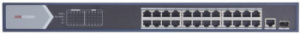 Коммутатор HIKVISION DS-3E0526P-E 25x1Гбит/с 1SFP 24PoE+ 270W неуправляемый