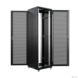 NTSS Шкаф напольный универсальный серверный NTSS R 47U 600х600мм, 4 профиля 19, двери перфорированная и перфорированная, боковые стенки съемные, регул