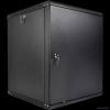 ЦМО Шкаф телекоммуникационный настенный разборный ЭКОНОМ 12U (600 x 650) дверь металл, цвет черный (ШРН-Э-12.650.1-9005)
