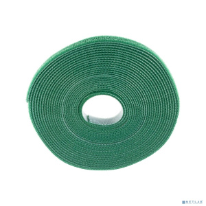 Hyperline WASNR-5x9-GN Лента (липучка) в рулоне, ширина 9 мм, длина 5 м, зеленая