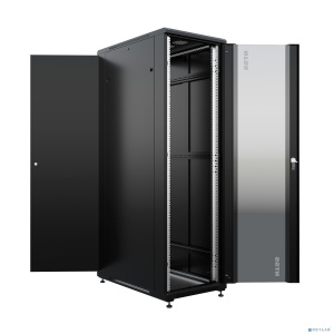 NTSS Шкаф напольный универсальный серверный NTSS R 47U 800х1000мм, 4 профиля 19, двери стекло и сплошная металл, боковые стенки съемные, регулируемые