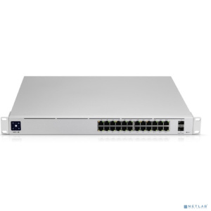 UBIQUITI USW-Pro-24-POE PoE-коммутатор в стойку, 24х 1G RJ45, 2х 10G SFP+, раздача 400 Вт UBIQUITI USW-Pro-24-POE PoE-коммутатор в стойку, 24х 1G RJ45, 2х 10G SFP+, раздача 400 Вт