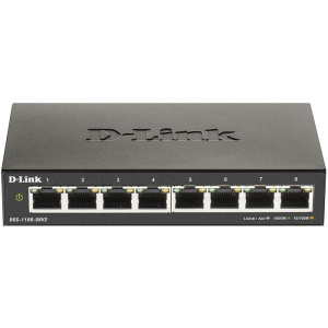 Коммутатор D-LINK DGS-1100-08V2/A1A Настраиваемый L2 с 8 портами 10/100/1000Base-T