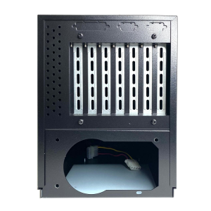 Корпус в настольно-настенном исполнении для плат PICMG (чёрный)<br><br><b>Причина уценки: </b>Корпус некоторое время использовался, поэтому видны сл