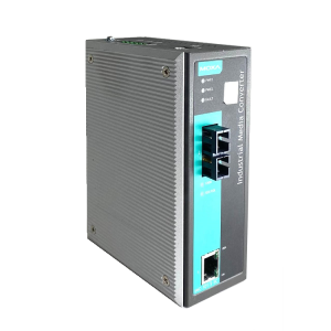 Медиаконвертер Ethernet 10/100BaseTX в 100BaseFX (одномодовое оптоволокно) в металлическом корпусе<br><br><b>Причина уценки: </b>Преобразователь полно