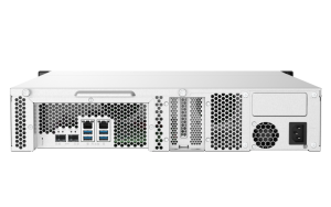 Система хранения данных QNAP SMB 2U/8bay QC 1,7GhzCPU/4Gb(upto16Gb)/upto 20HDD with TL-R1200S-RP/SATA(3,5" 2,5")/ 4xUSB3.2/1xExp.slot/2x2,5Gb 2x10Gb(S