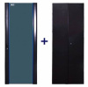 Комплект дверей Lanmaster TWT-CBB-DR18-6X-S-G1 шир.600мм (упак.:2шт)