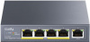 Коммутатор CUDY GS1005P (L2) 5x1Гбит/с 5PoE 60W неуправляемый Коммутатор CUDY GS1005P (L2) 5x1Гбит/с 5PoE 60W неуправляемый