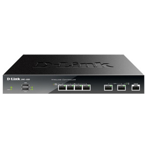 Контроллер D-Link DWC-1000/C1A Беспроводной с 6 портами 10/100/1000Base-T и 2 USB-портами на 12/66 ТД