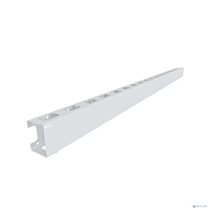 NTSS Органайзер кабельный вертикальный NTSS 42U с крышкой, ширина 100мм, для шкафов серии R шириной 800мм, серый RAL 7035 NTSS-VORGC-42U-1