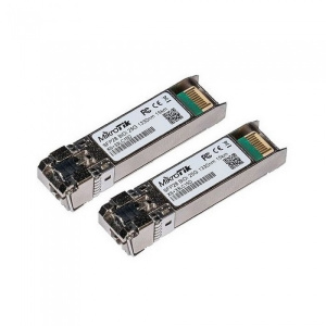MikroTik XS+2733LC15D Пара трансиверов SFP/SFP+/SFP28 modules 1/10/25G 15km 1270nm + 1330nm