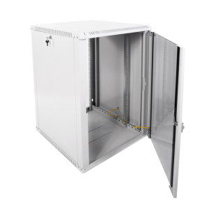 Шкаф ЦМО Шкаф телекоммуникационный настенный разборный ЭКОНОМ 18U (600х650) дверь стекло