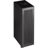 Шкаф Шкаф 19" Business, 22U 600x800, черный, передняя дв. перфорир., задняя дв. распашная перфорир.